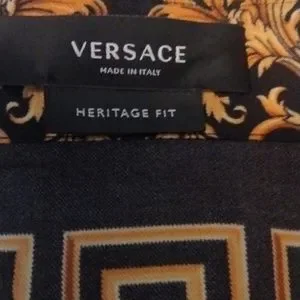 Long sleeve Versace top and Versace  shorts for the bottom and Versace loafers Versace | Shoes | Long Sleeve Versace Top And Versace Shorts  main image 3